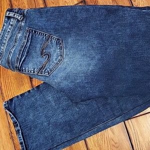 Silver Elyse Slim Boot Jean W28/L33